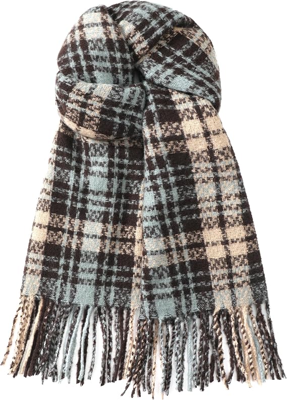 Winter Scarf for Women Scarves Long Plaid Blanket Scarf for Women Warm