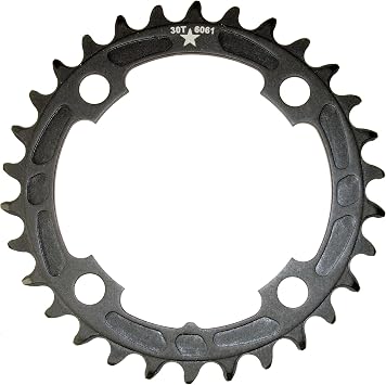 94mm BCD 4-Bolt SHARKTOOTH Narrow Wide Mountain Chainring- Aircraft Aluminum Alloy Made in USA- New