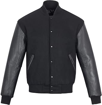 Varsity Jacket Baseball Letterman Jacket Wool and Leather Premium Quality Unisex Basketball Jacket